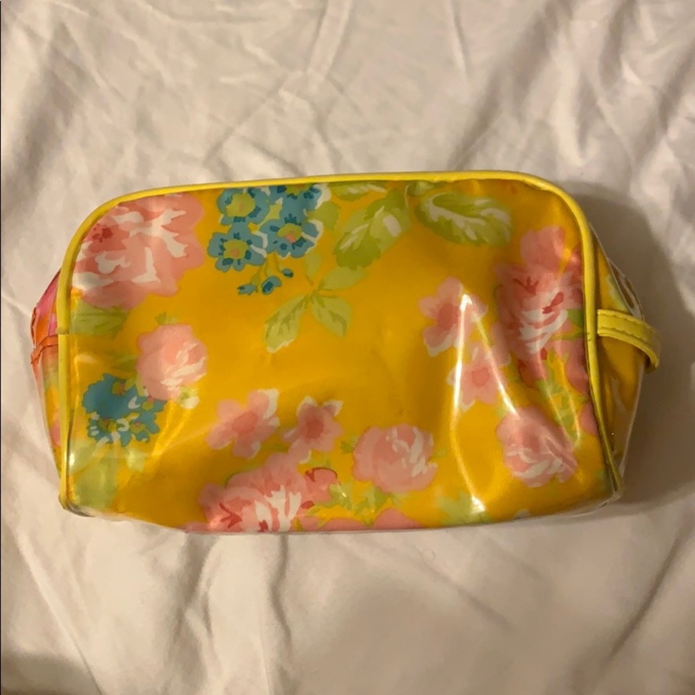 Floral pencil pouch/ makeup bag